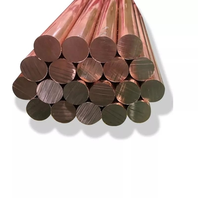 C12200 C18980 C11000 Solid Copper Round Bars T3-T8 T351-T851