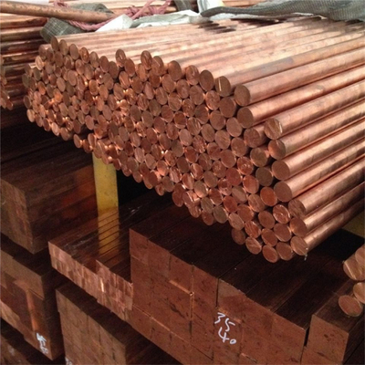 48mm 54mm 40mm 42mm Copper Round Bars 0.3mm-100mm ASTM