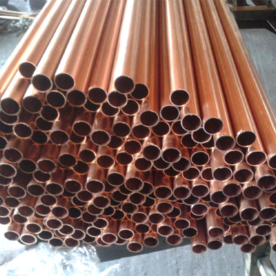 C1200 Round Copper Pipe Tube C1220 Copper Finned Tube